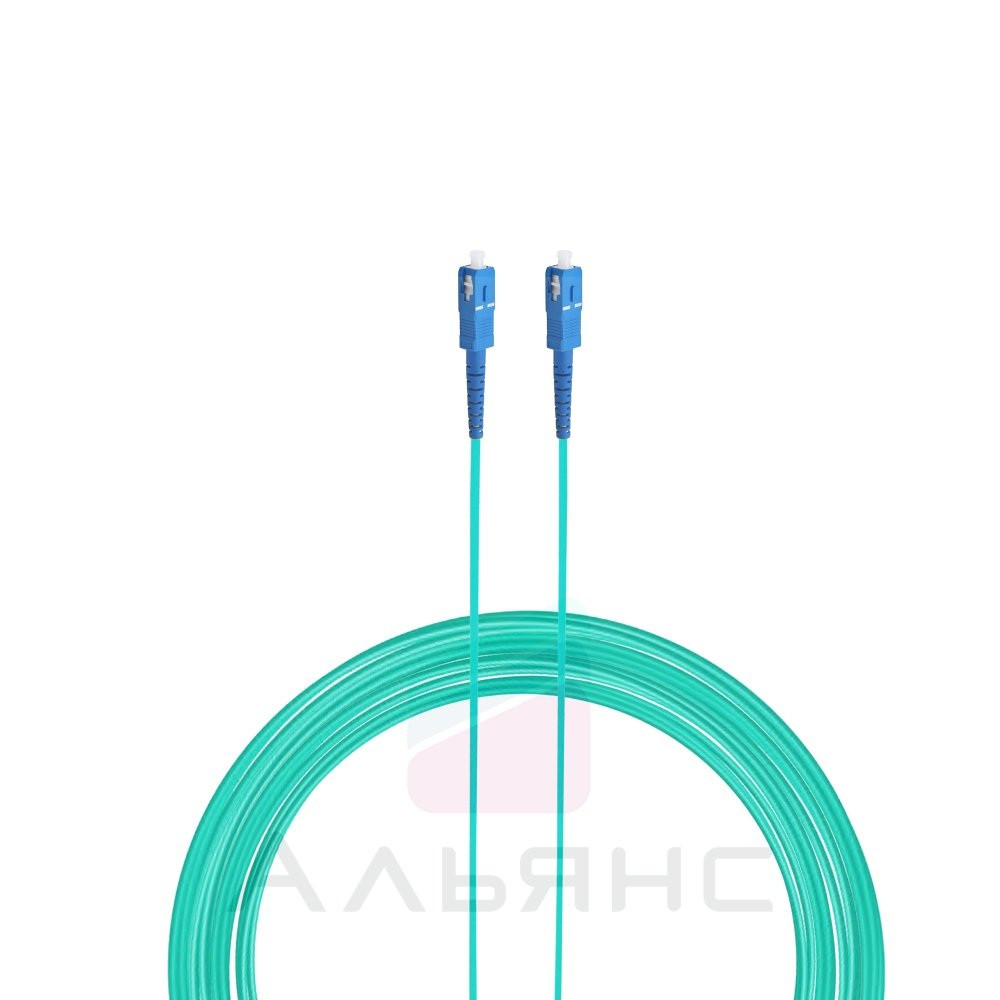 Патчкорд SC/UPC-SC/UPC  2мм MM 50/125 OM3 Simplex - 1 м
