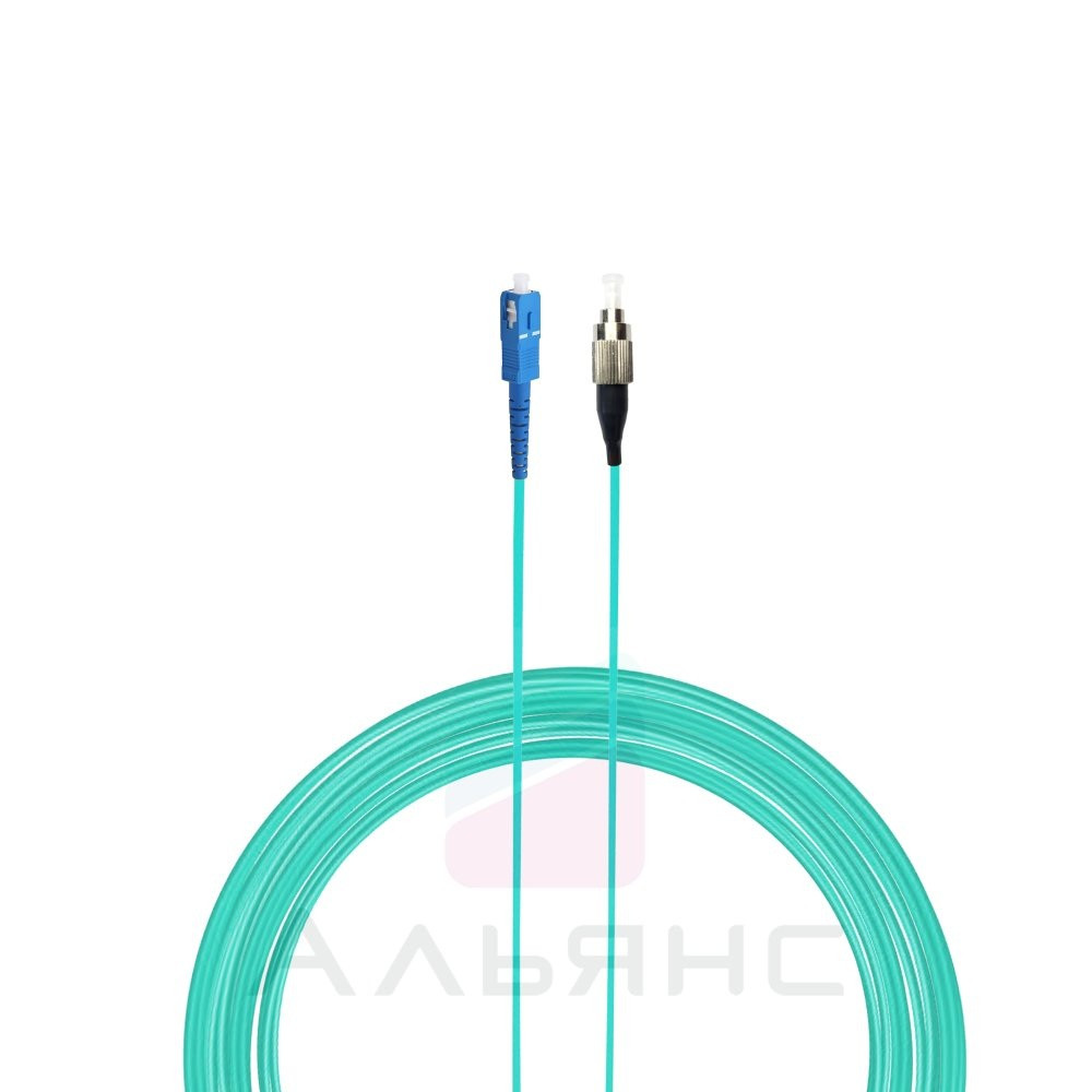 Патчкорд LC/UPC-LC/UPC   2мм MM 50/125 OM3 Duplex - 10 м