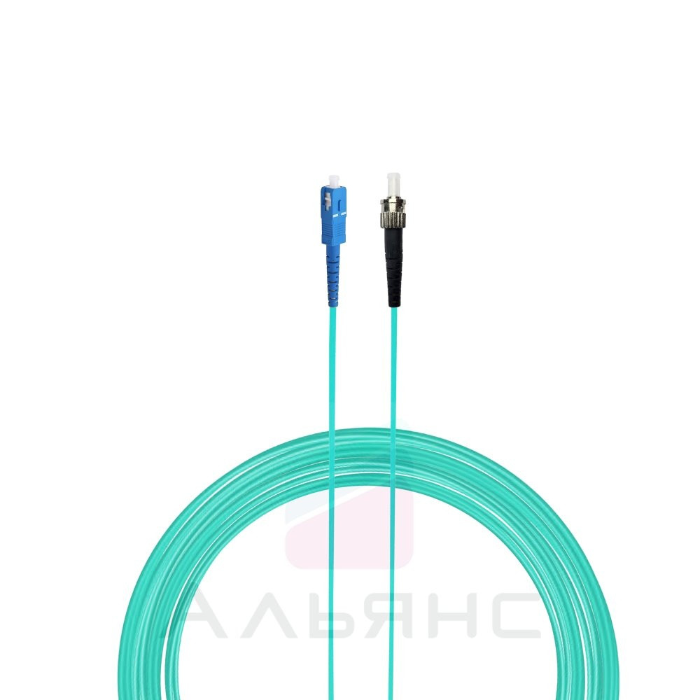 Патчкорд SC/UPC-ST/UPC   2мм MM 50/125 OM3 Simplex - 1 м