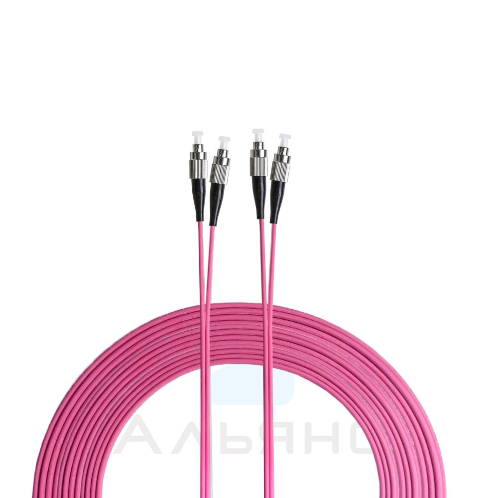 Патчкорд LC/UPC-LC/UPC   2мм MM 50/125 OM4 Duplex - 10 м