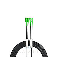 Оптический Drop pathcord SC/APC-SC/APC LSZH Черный SM 9/125 Duplex - 10 м