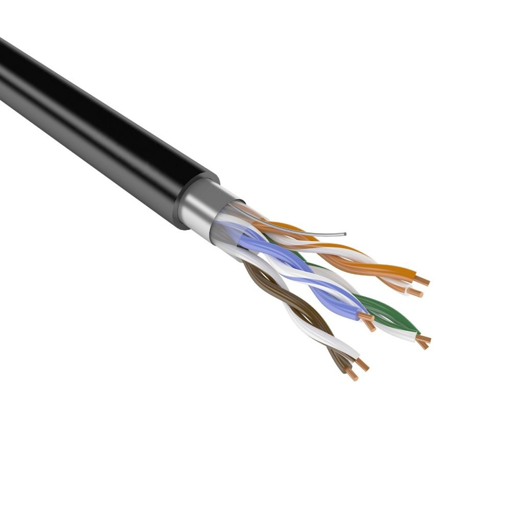 Кабель сетевой OK-WIRE FTP cat 5E ПВП.CCU 1км/упак для внеш. прокл