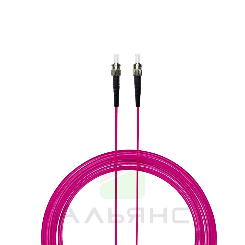 Патчкорд ST/UPC-ST/UPC   2мм MM 50/125 OM4 Simplex - 1 м