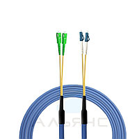 Патчкорд SC/APC-LC/UPC Armoured SM 9/125 Duplex - 1 м