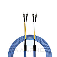 Патчкорд ST/UPC-ST/UPC Armoured SM 9/125 Duplex - 1 м