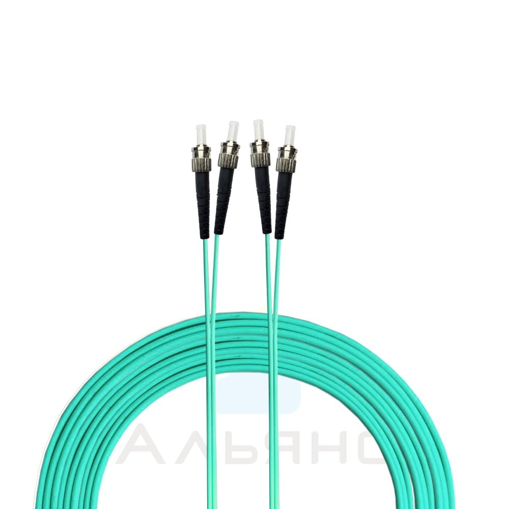 Патчкорд ST/UPC-ST/UPC   2мм MM 50/125 OM3 Duplex - 1 м
