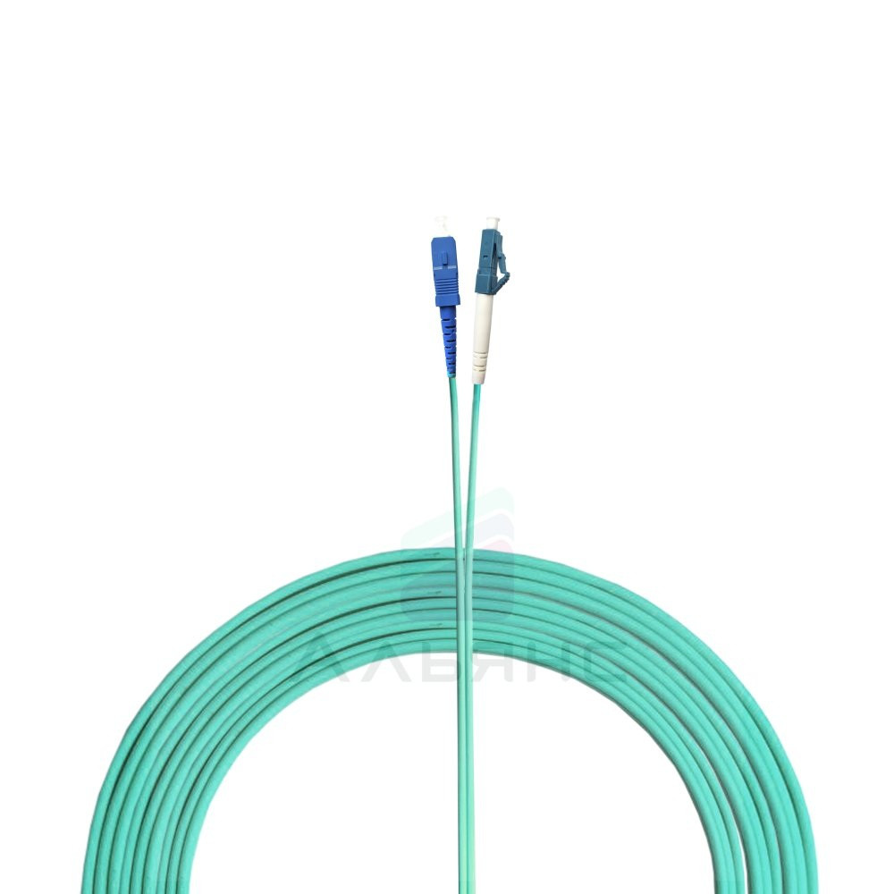 Патчкорд LC/UPC-SC/UPC   2мм MM 50/125 OM3 Duplex - 1 м
