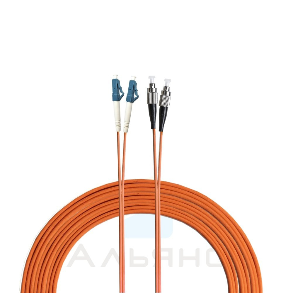Патчкорд ST/UPC-SC/UPC 2мм MM 50/125 OM2 Duplex - 10 м