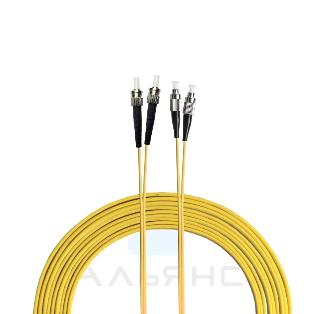 Патчкорд ST/UPC-ST/UPC 2мм SM 9/125 Duplex - 1 м
