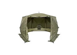 Шатер туристический СЛЕДОПЫТ PF-TOR-K06 быстросборный, h-2,24 м, 6 стен, площадь 9.3 кв.м.