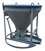 Бадья для бетона Рюмка 0,5, с лотком