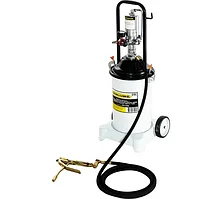 Нагнетатель/ Пневматический (насос 50:1) для смазки,с емкостью 12 кг, шлан