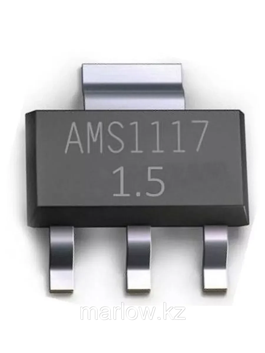 Линейный стабилизатор AMS1117 1.5В 800 мА, 10шт