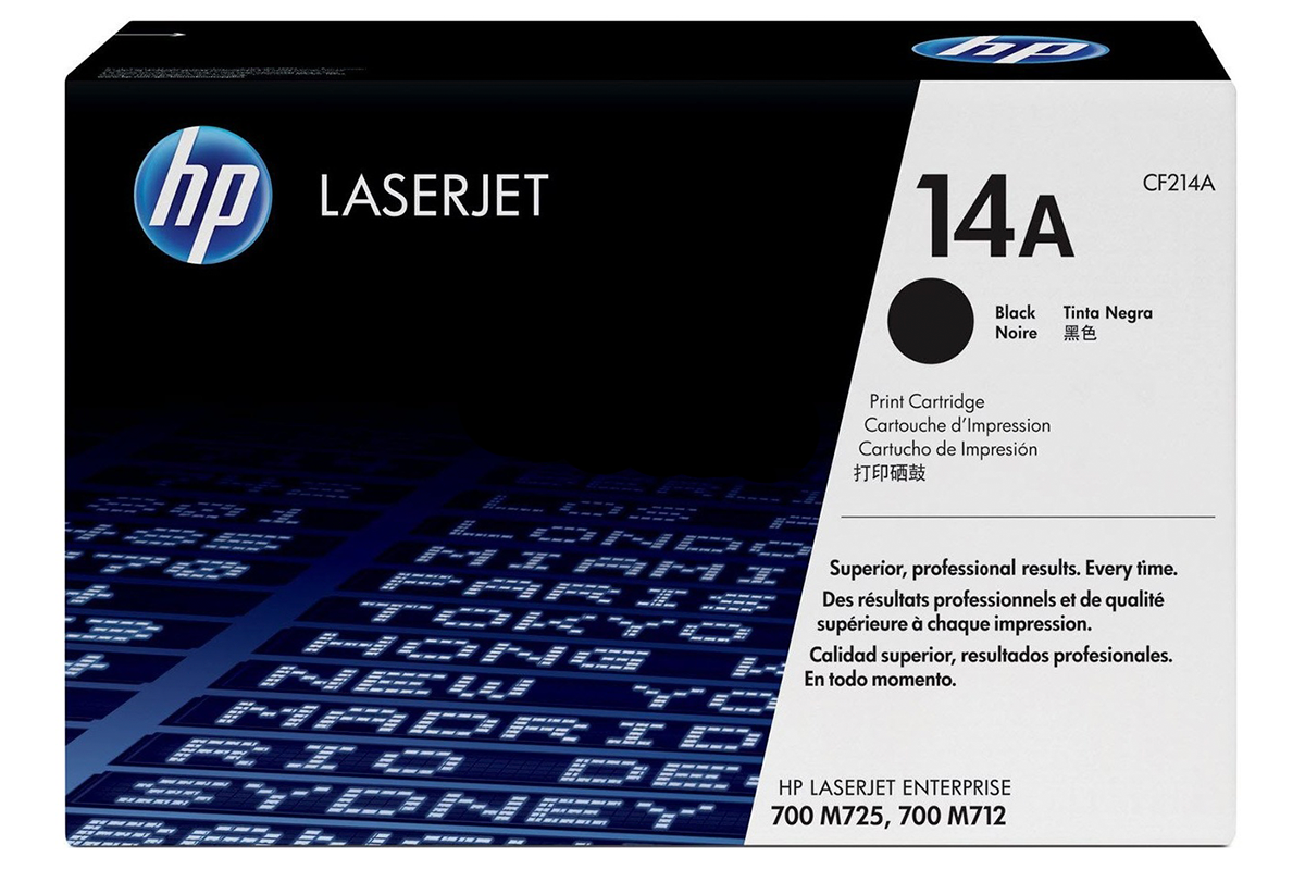 hp Черный картридж с тонером HP CF214A, черный