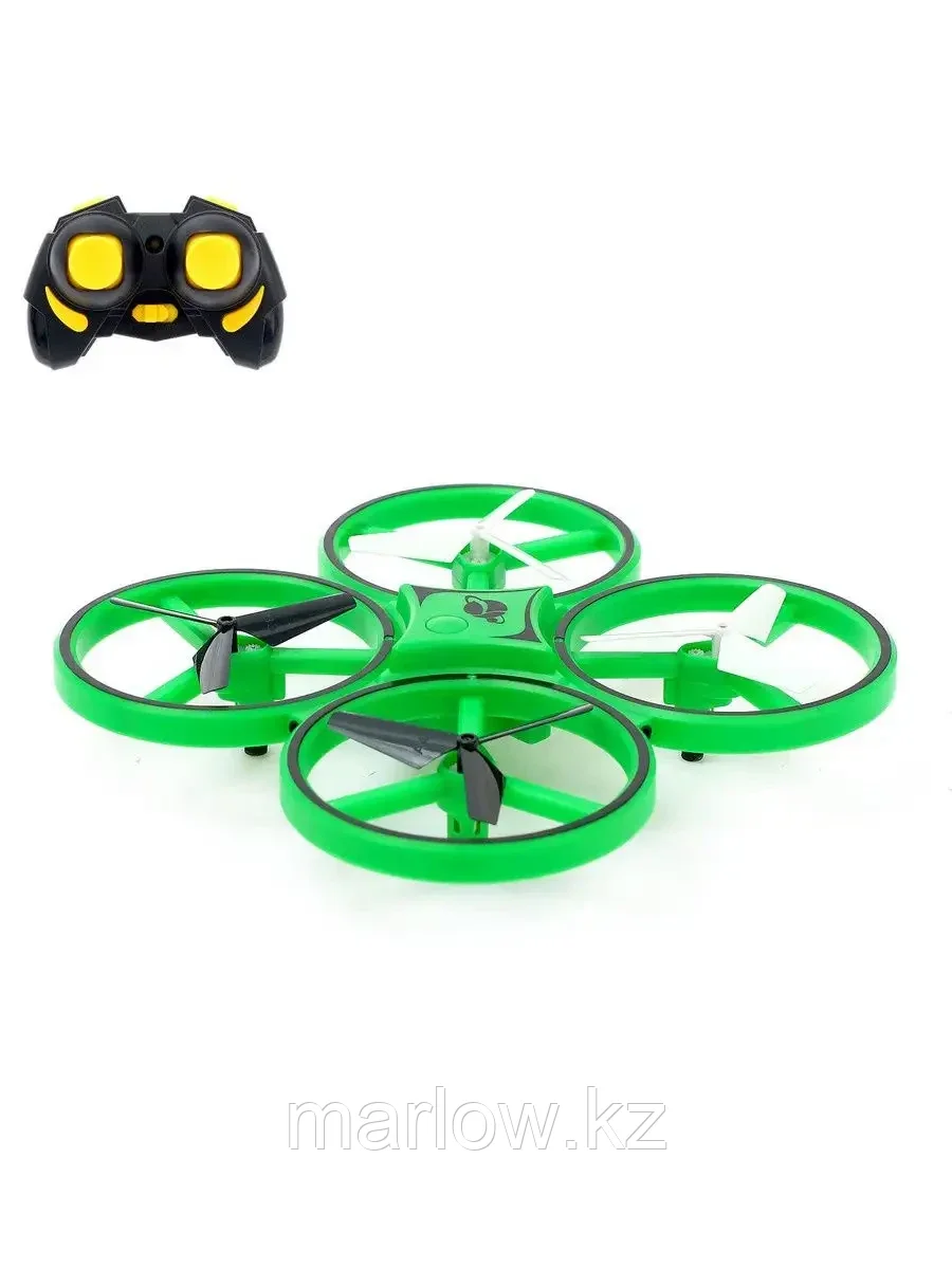 Квадрокоптер радиоуправляемый DRONE, подсветка, с, цвет МИКС