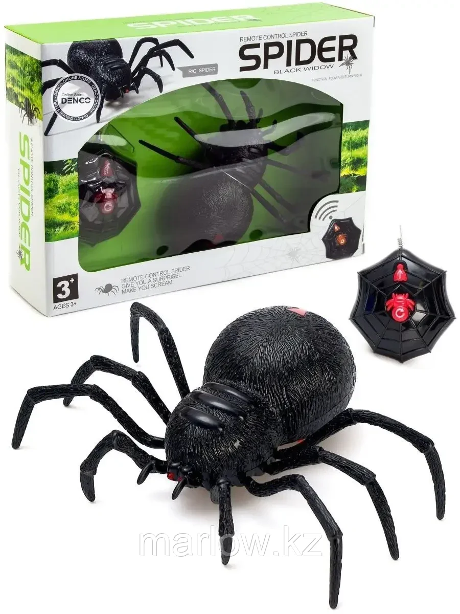 Радиоуправляемая игрушка робот Паук Черная вдова