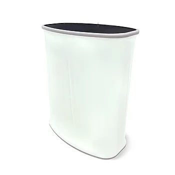 SEG Промостол ОВАЛЬНЫЙ складной С ПОДСВЕТКОЙ ТКАНЕВЫЙ