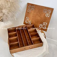 Коробка для орехов и сухофруктов 32*28*5см