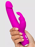 Вибратор Happy Rabbit Slimline Realistic перезаряжаемый, фиолетовый