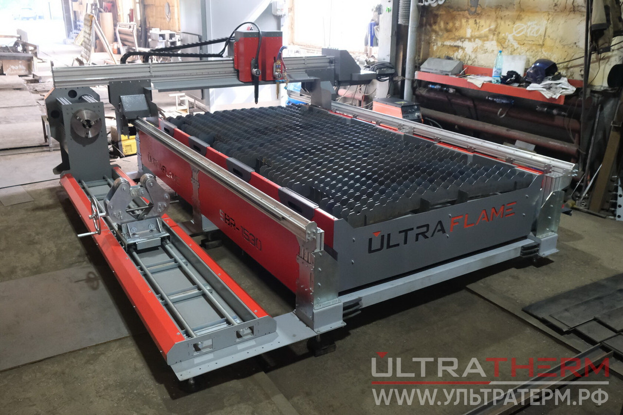 Станок плазменной резки металл с ЧПУ серии ULTRAFLAME (1500х3000, 1500х6000, 2000х3000,2000х6000)