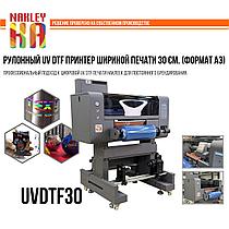 UV DTF принтер 30 см для печати трансферных наклеек для твердых поверхностей