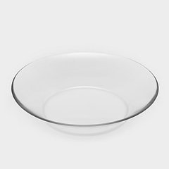 Тарелка глубокая Paşabahçe Invitation, d=22 см, стекло, прозрачная