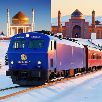 Железнодорожный тур "Жибек Жолы" Алматы - Самарканд - Бухара - Ташкент - Туркестан - Алматы