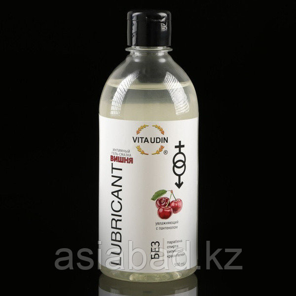 Интимный гель-смазка "Vita Udin" с ароматом вишни (крышка флип-топ) 500 мл, фото 1
