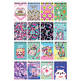 Блокнот На Гребне Синий Вертикальный А7  PP 40л, фото 3