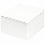 Блок для записей STAFF непроклеенный, куб 9х9х5 см, белый, белизна 90-92%, 126364, фото 3