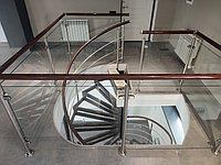 Перила для винтовых лестниц, поручень цвета венге