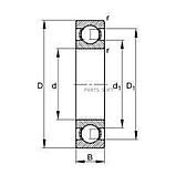 16008, Подшипник шариковый однорядный, NSK JAPAN, 40-68-9, фото 3