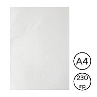 Обложка для переплета Office, А4 картон под кожу, 230 гр, белая