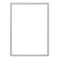 Рамка пластиковая Office, А4, серебро, 21х30 см