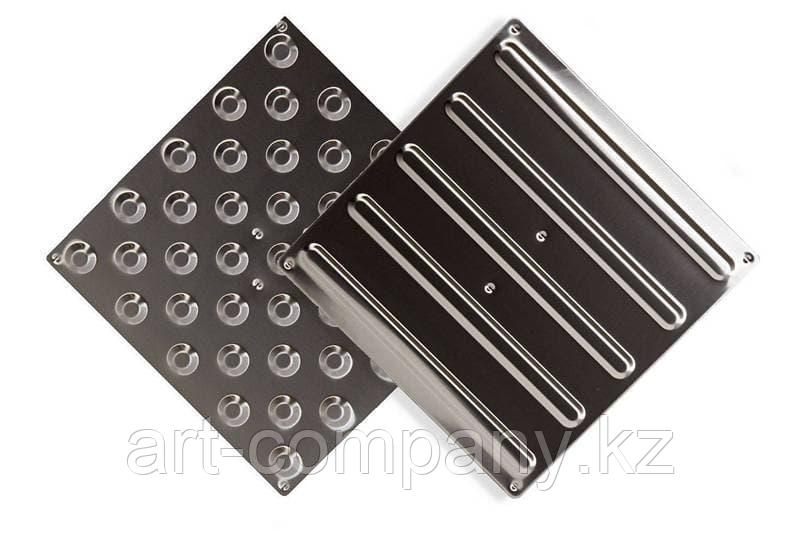 Тактильная дорожка из стали Тактильная плита из металла