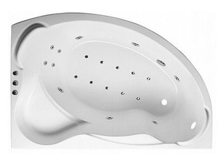 Аэрогидромассажная ванна на электронной кнопке CATANIA 150x105