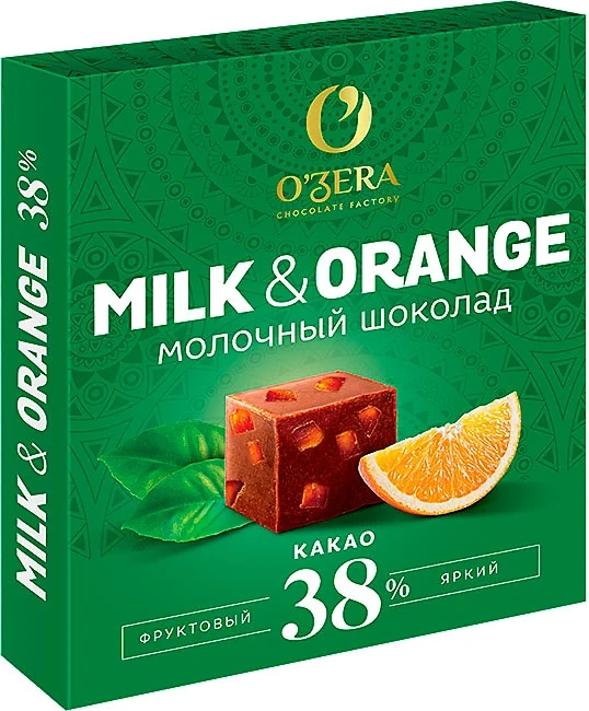 Шоколад молочный Milk & Orange «OZera», 90 г