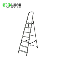 Стремянка NV 1150 стальная односторонняя, 1*7 ступени 70мм