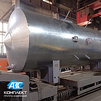 Стальной горизонтальный резервуар, тип РГС - 10 м3, одностенный