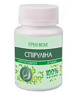 Спирулина 300 мг, 60 таблеток по 0,5 г Грин виза