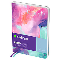 Ежедневник недатированный, А5, 136л., кожзам, Berlingo "Collision XS", серебряный срез, с рисунком