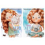 Скетчбук для акварели 20л., А5 BG "Поднять паруса!", на гребне, матовая ламинация, 180г/м2, фото 2