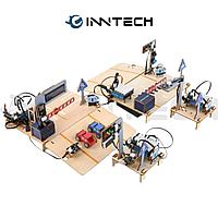 ACEBOTT QE027 Easy-Plug STEM школьный интеллектуальный транспортный комплект, серия образовательных решений с