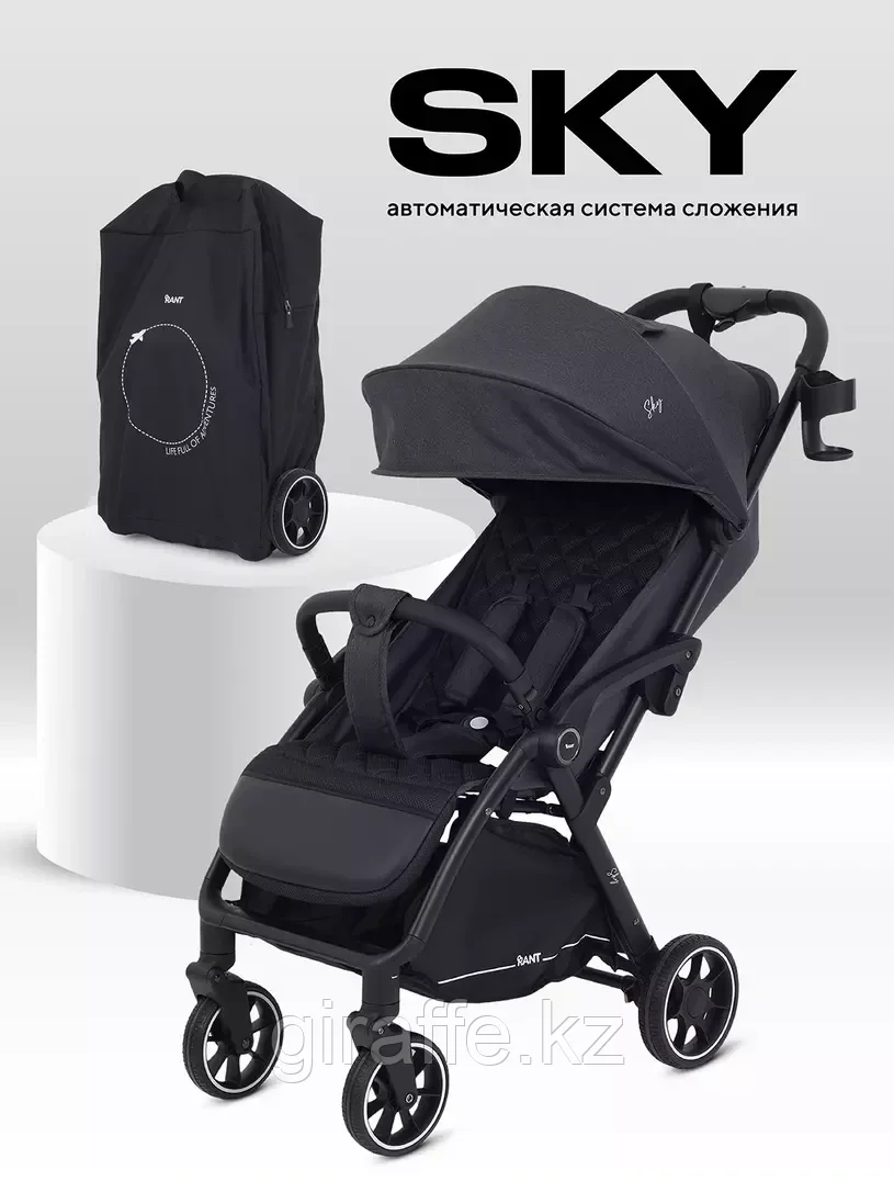 Коляска прогулочная Rant Sky 2025 Black, фото 1