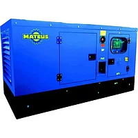 Дизельный генератор Mateus MS01321 (в тихом кожухе) (50 кВт, 380 Вт, электростартер, бак 150 л)