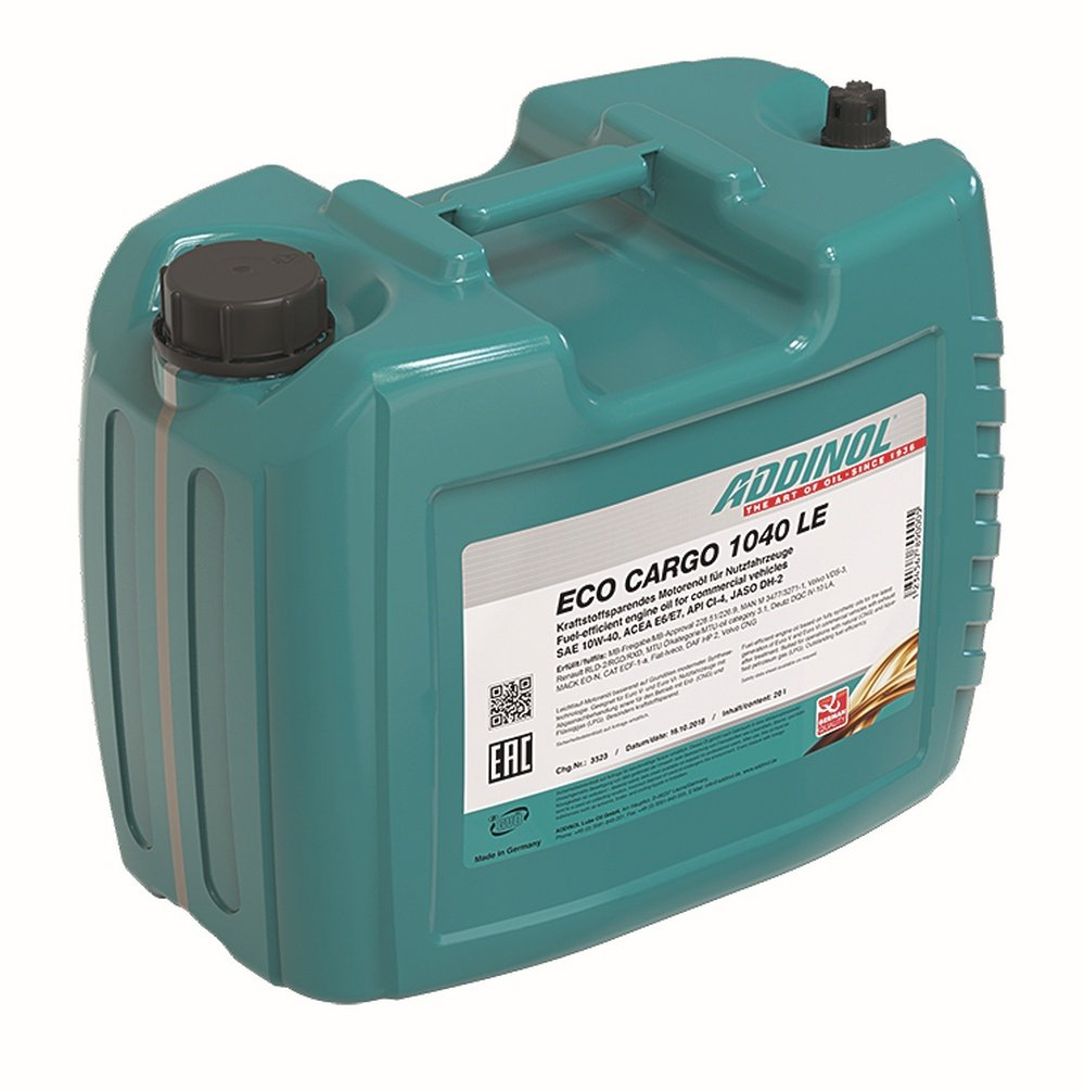 ADDINOL ECO CARGO 1040 LE SAE 10W-40, 20L