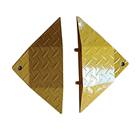 Концевой элемент для односторонней дорожной неровности