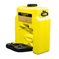 Портативная станция для промывания глаз, желтая, объем 14 галлонов