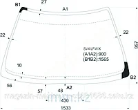 Стекло лобовое в клей HONDA ACCORD 93-97 4/5D