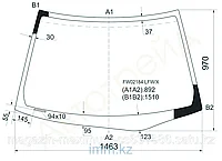 Стекло лобовое в клей HONDA CIVIC 01-05 4D